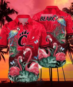 Cincinnati Bearcats NCAA Flower Full Printed 3D Hawaiian Shirt