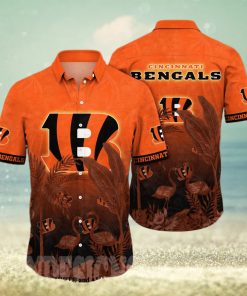 Cincinnati Bengals NFL Flower Full Printed 3D Hawaiian Shirt