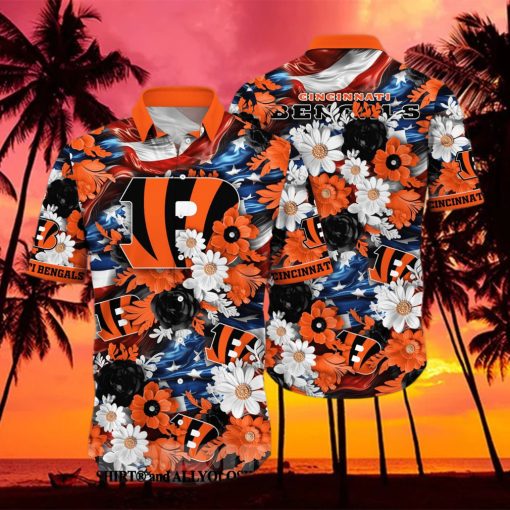 Cincinnati Bengals NFL Independence Day Full Print Hawaiian Shirt