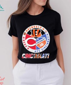 Cincinnati Reds Cincinnati Bengals Fc Cincinnati Logo Sport Teams Shirt