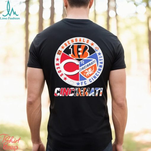 Cincinnati Reds Cincinnati Bengals Fc Cincinnati Logo Sport Teams Shirt