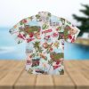 English Bulldog Beach Hawaiian Shirt