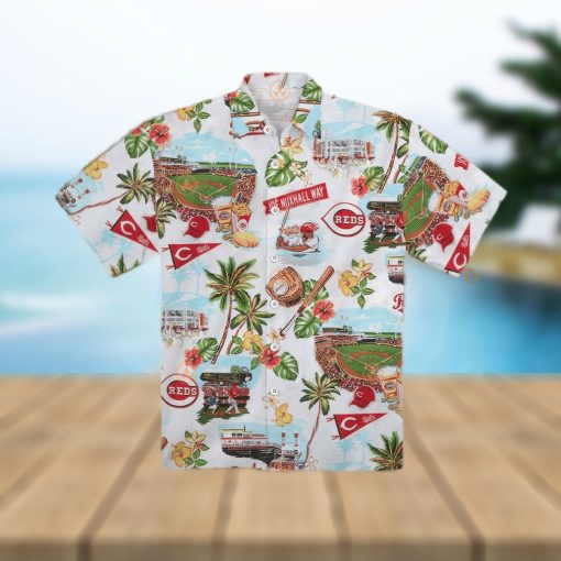 Cincinnati Reds Hawaiian Shirt Cincinnati Reds Scenic Best Hawaiian Shirts