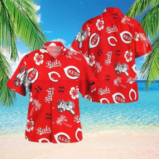 Cincinnati Reds Hawaiian shirt giveaway 2023