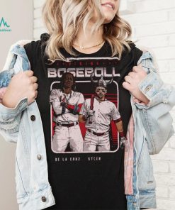 Cincinnati Reds Spencer Steer and Elly De La Cruz viking baseball shirt