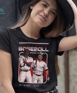 Cincinnati Reds Spencer Steer and Elly De La Cruz viking baseball shirt