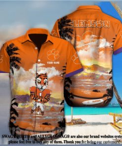 Clemson Tigers NCAA Custom Full Printed Hawaiian Shirt