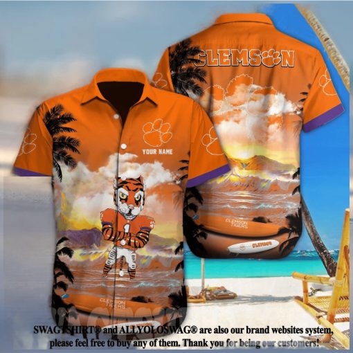 Clemson Tigers NCAA Custom Full Printed Hawaiian Shirt