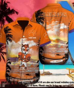 Clemson Tigers NCAA Custom Full Printed Hawaiian Shirt