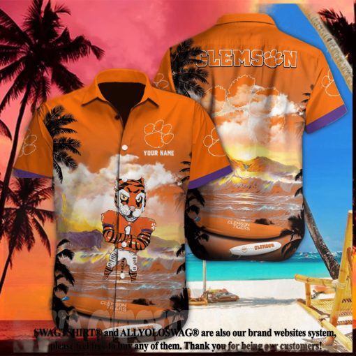 Clemson Tigers NCAA Custom Full Printed Hawaiian Shirt