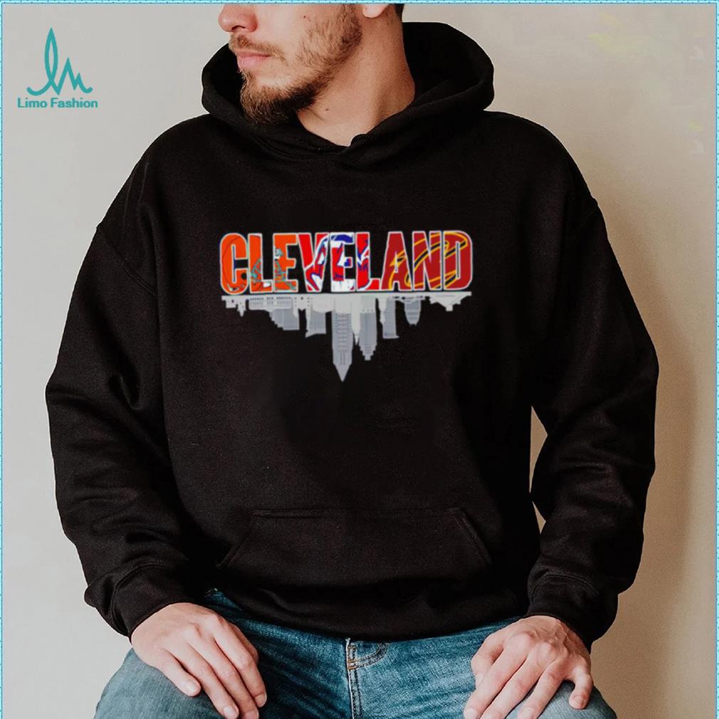 Funny cleveland Cavaliers Browns Guardians US flag shirt, hoodie