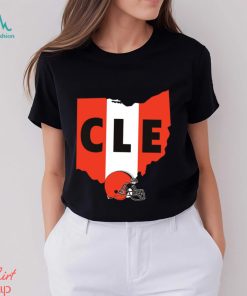 Cleveland Browns Cle American foolball logo shirt