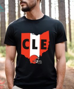 Cleveland Browns Cle American foolball logo shirt