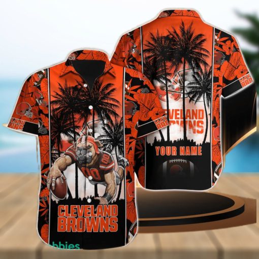 Cleveland Browns NFL Custom Name Hawaiian Shirt For Men Women Impressive Gift For Real Fan