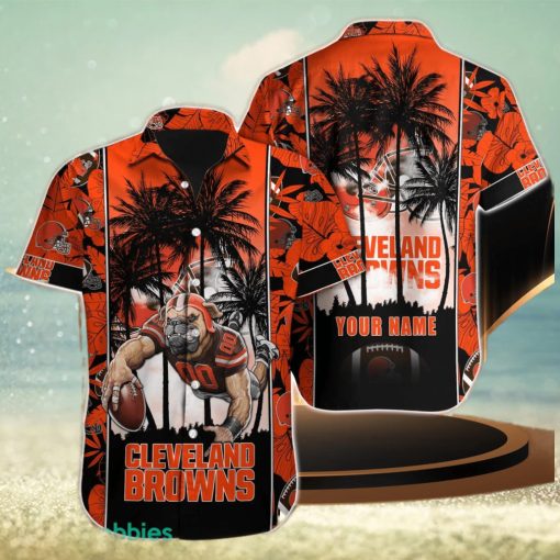 Cleveland Browns NFL Custom Name Hawaiian Shirt For Men Women Impressive Gift For Real Fan