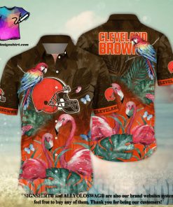 Cleveland Browns NFL Floral Full Printing Unisex Hawaiian Shirt