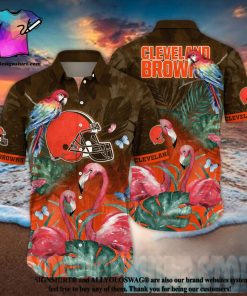 Cleveland Browns NFL Floral Full Printing Unisex Hawaiian Shirt