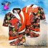 Cleveland Browns NFL Flame Ball Hawaiian Shirt