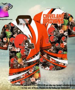 Cleveland Browns NFL Flower All Over Printed 3D Hawaiian Shirt