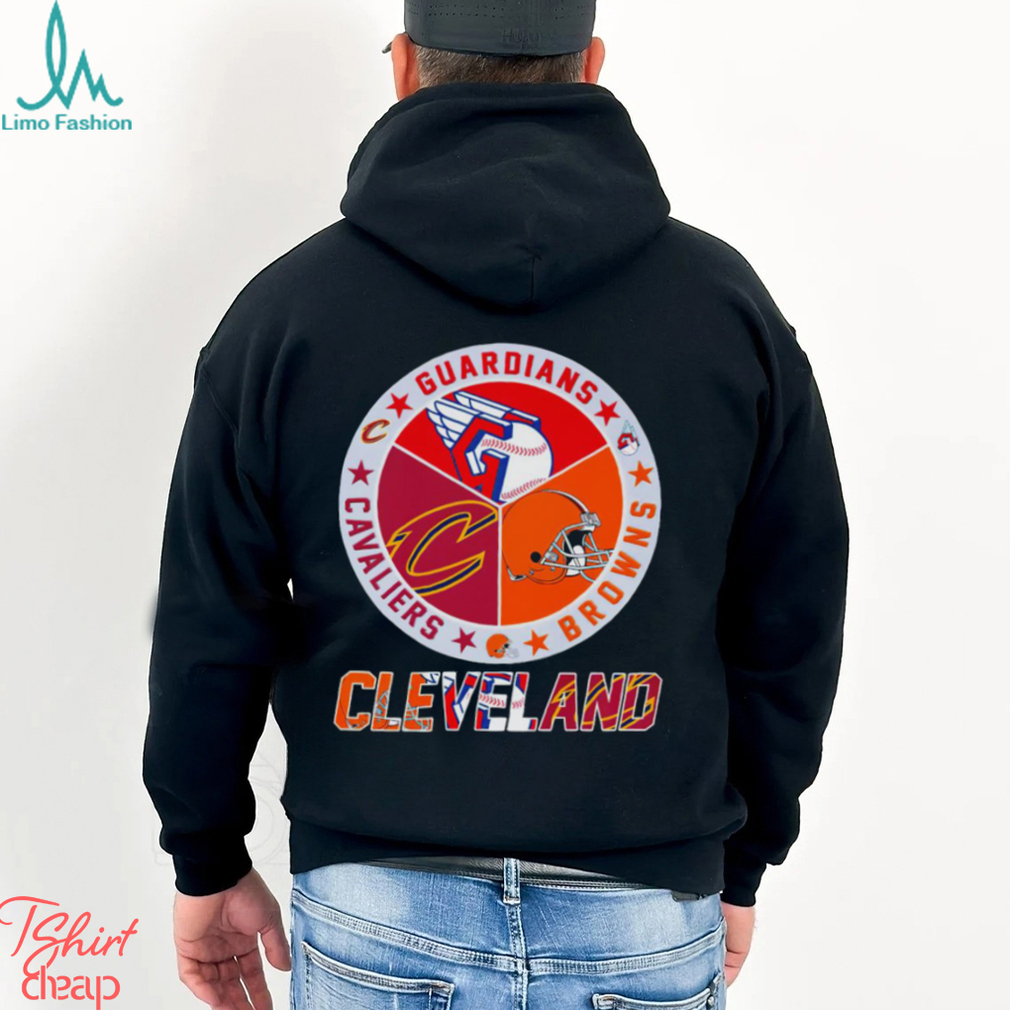 Cleveland Guardians Cleveland Browns Cleveland Cavaliers Champions Logo  2023 Shirt, hoodie, sweater, long sleeve and tank top