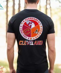 Cleveland Guardians Cleveland Browns Cleveland Cavaliers logo Cleveland city 2023 shirt