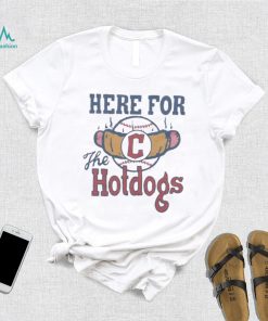 Cleveland Guardians Here For The Hotdogs Shirt