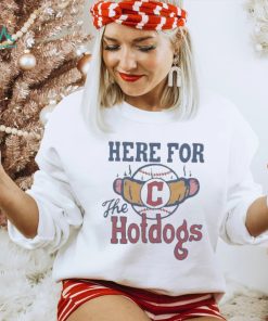 Cleveland Guardians Here For The Hotdogs Shirt