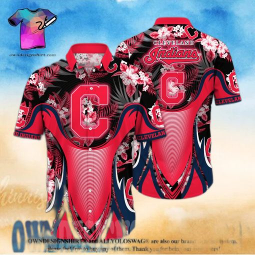 Cleveland Indians MLB Flower 3D Hawaiian Shirt