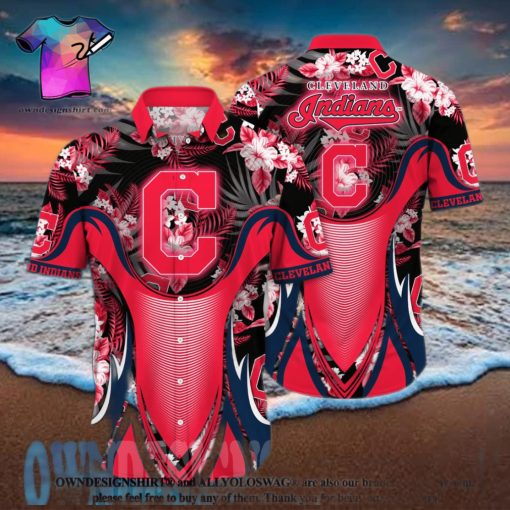 Cleveland Indians MLB Flower 3D Hawaiian Shirt