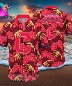 Cleveland Indians MLB Flower Full Printing Unisex Hawaiian Shirt