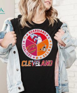 Cleveland Sport team Cleveland Guardians Cleveland Browns and Cleveland Cavaliers shirt