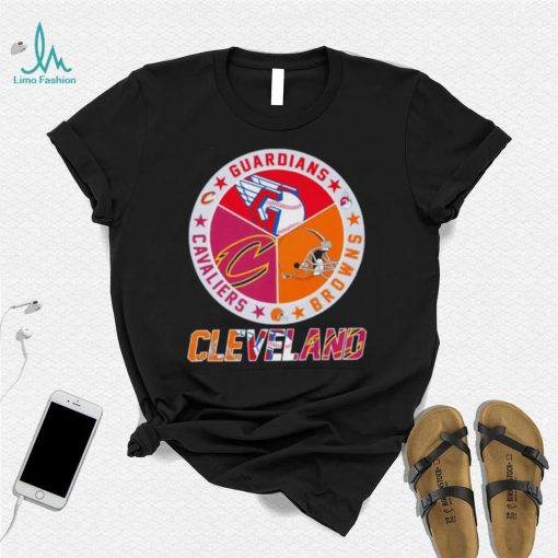 Cleveland Sport team Cleveland Guardians Cleveland Browns and Cleveland Cavaliers shirt