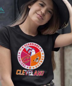Cleveland Sport team Cleveland Guardians Cleveland Browns and Cleveland Cavaliers shirt