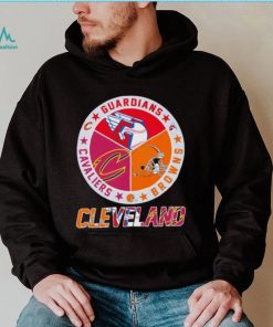 Cleveland Sport team Cleveland Guardians Cleveland Browns and Cleveland Cavaliers shirt