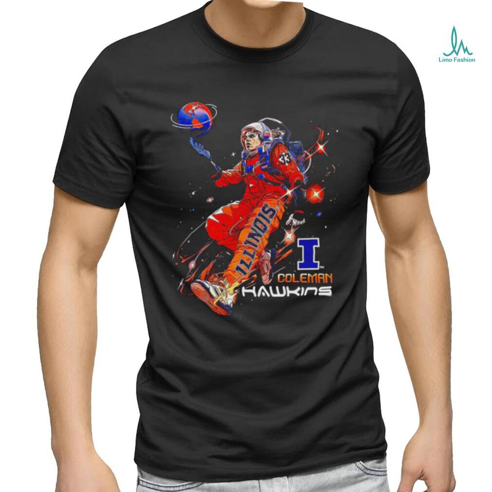 Coleman Hawkins Illinois Fighting Illini To The Moon shirt Coleman Hawkins Illinois Fighting Illini To The Moon shirt