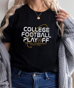 College Football Playoff 2024 National Championship Game Space Black T Shirt