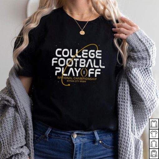 College Football Playoff 2024 National Championship Game Space Black T Shirt