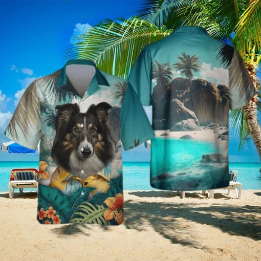 Collie All Print 3D Hawaiian Shirt For Men Women