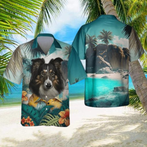 Collie All Print 3D Hawaiian Shirt For Men Women