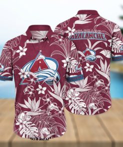 Colorado Avalanche NHL Floral Full Printed 3D Hawaiian Shirt 5fZSa5AXJ