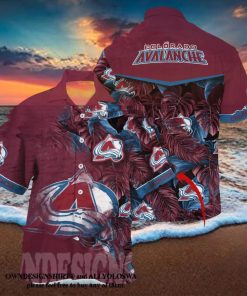 Colorado Avalanche NHL Summer Unisex Full Print Hawaiian Shirt