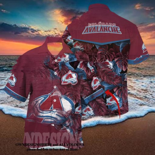 Colorado Avalanche NHL Summer Unisex Full Print Hawaiian Shirt