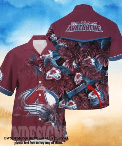 Colorado Avalanche NHL Summer Unisex Full Print Hawaiian Shirt