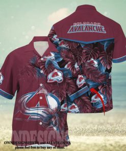 Colorado Avalanche NHL Summer Unisex Full Print Hawaiian Shirt