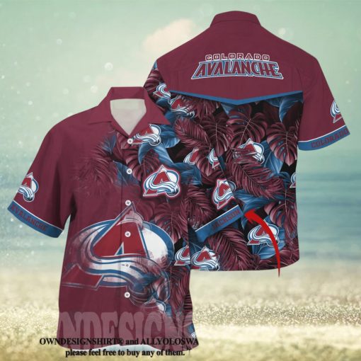 Colorado Avalanche NHL Summer Unisex Full Print Hawaiian Shirt