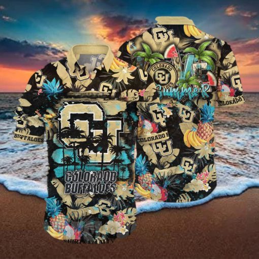 Colorado Buffaloes NCAA Floral Full Printed Hawaiian Shirt