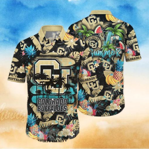 Colorado Buffaloes NCAA Floral Full Printed Hawaiian Shirt