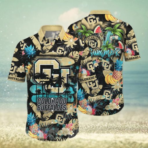 Colorado Buffaloes NCAA Floral Full Printed Hawaiian Shirt