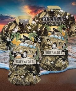 Colorado Buffaloes NCAA Flower 3D All Over Print Hawaiian Shirt