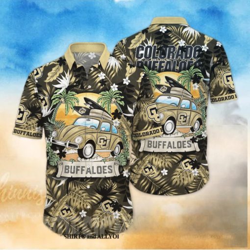 Colorado Buffaloes NCAA Flower 3D All Over Print Hawaiian Shirt